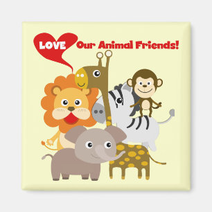 Love Our Animal Friends Magnet