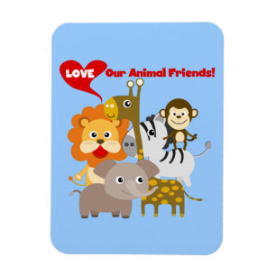 Love Our Animal Friends Magnet