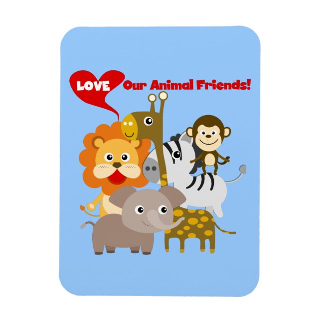 Love Our Animal Friends Magnet (Vertical)