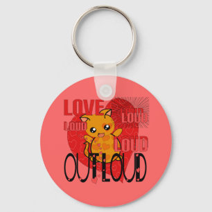 Love Out Loud Key Ring