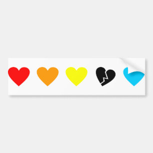 love outcast bumper sticker