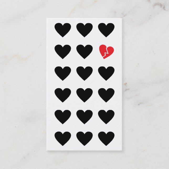 love outcast business card (Front)