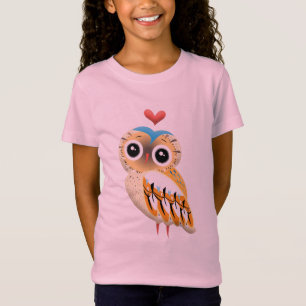 Love Owl with a Sweet Gaze T-Shirt