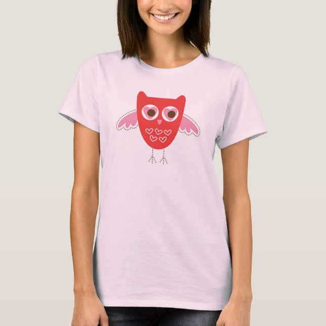 love owl women's t-shirt (Front)