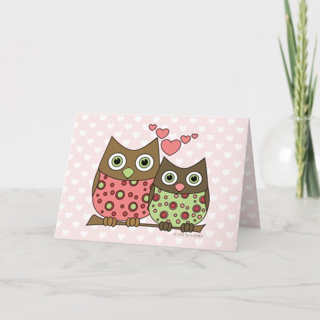 Love Owls Card (Front)