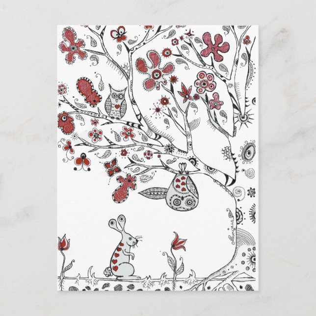 Love owls postcard (Front)