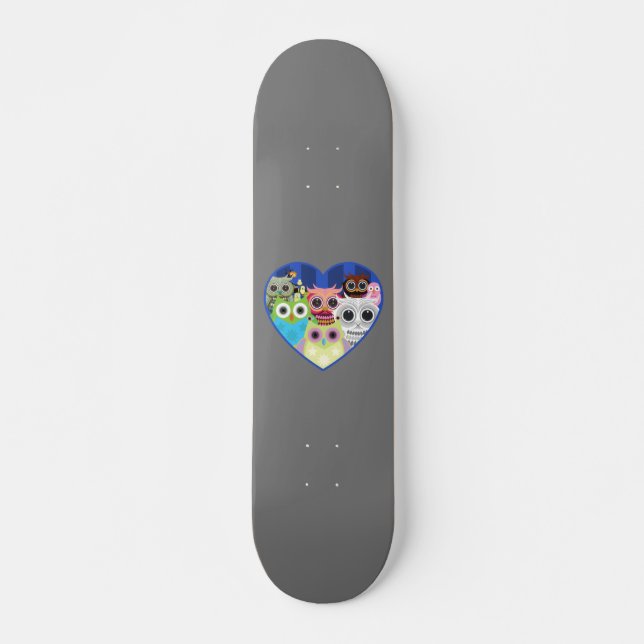 Love Owls Skateboard (Front)