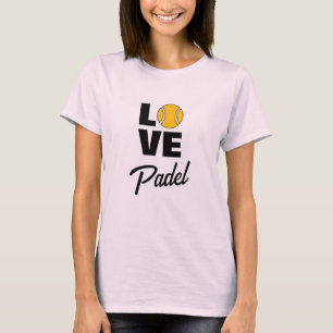 Love Padel Tennis Sports T-Shirt for Women