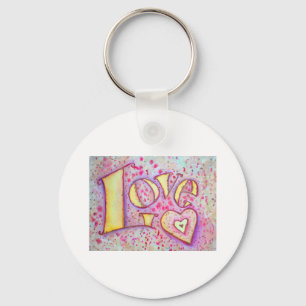 Love Painting Key Ring