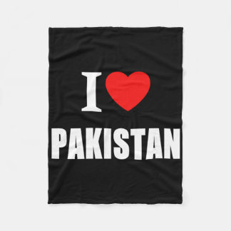 Love Pakistan Footll Cricket Fleece Blanket