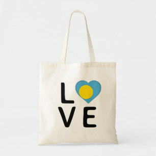 Love - Palau Flag Tote Bag