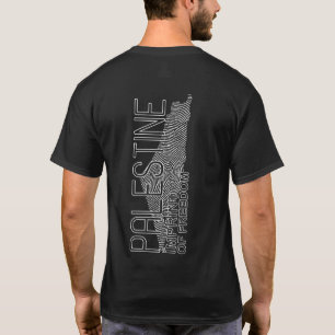 "Love Palestine" Two-Sided T-Shirt - Map Fingerpri