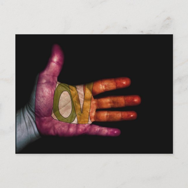 Love Palm Postcard (Front)