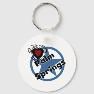 Love Palm Springs Key Ring