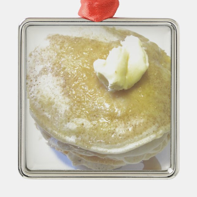 Love Pancakes Metal Tree Decoration (Front)