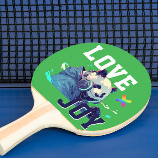 LOVE × PANDA - Custom Ping Pong Paddle