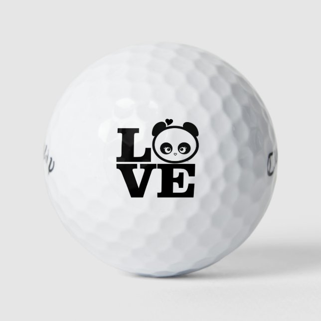 Love Panda® Golf Balls (Front)