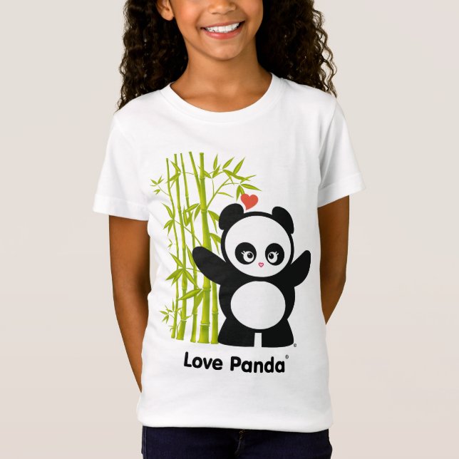 Love Panda® Kids Fitted Apparel T-Shirt (Front)