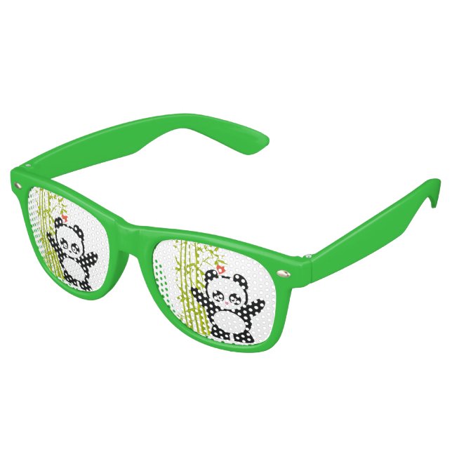 Love Panda® Retro Sunglasses (Angled)