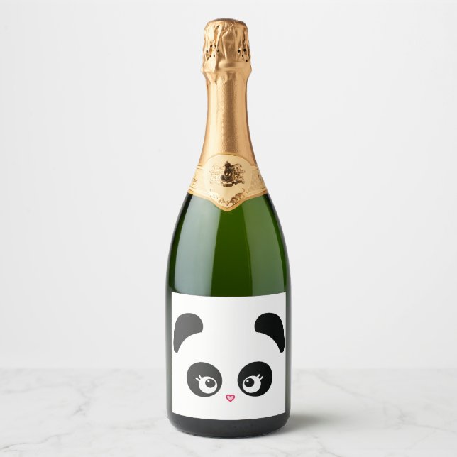 Love Panda® Sparkling Wine Label (Front)