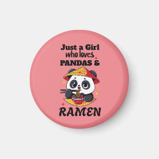 Love Pandas and Ramen Magnet