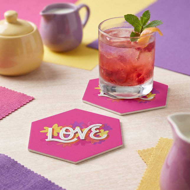 LOVE Paper Coaster (Creator Uploaded)