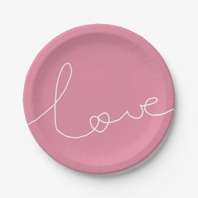LOVE PAPER PLATE (Front)