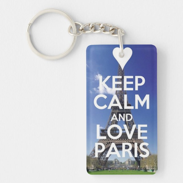Love Paris Key Ring (Front)