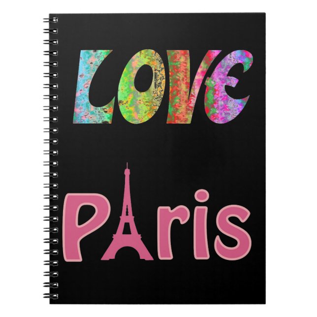 Love Paris Notebook (Front)
