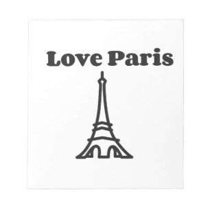 Love Paris Notepad