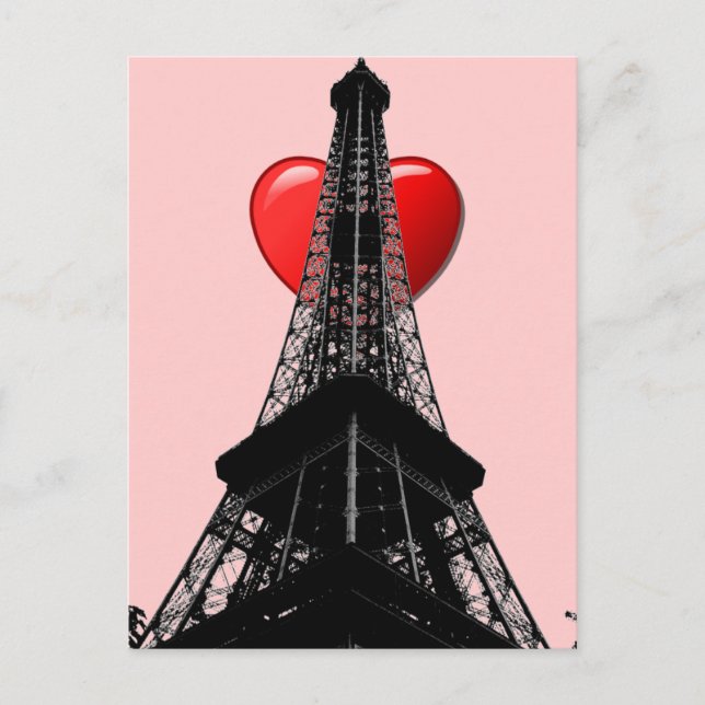 Love Paris Postcard (Front)