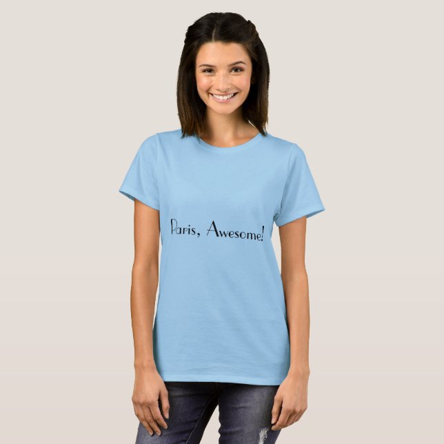 Love Paris Quote T-shirt (Front Full)
