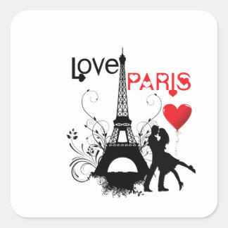 Love Paris Square Sticker