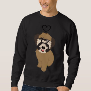 Love Parti Colour Whoodle Wheaten Terrier Poodle M Sweatshirt