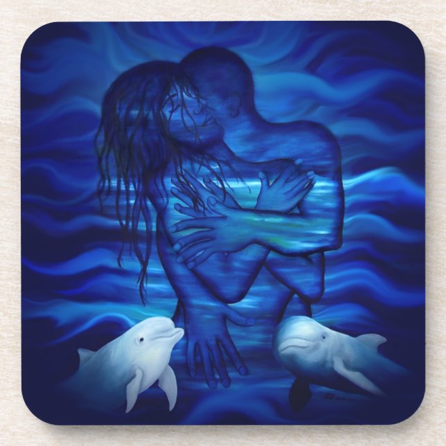 Love, Passion act - pair with Dolphin pair Coaster (Front)