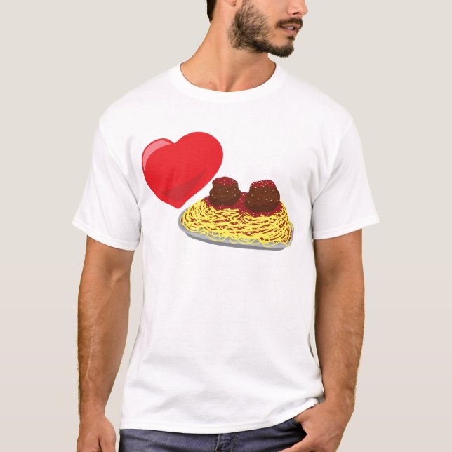 Love pasta!  Customisable: T-Shirt (Front)