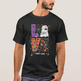 Love Patient Care Technician PCT Nurse Life Hallow T-Shirt