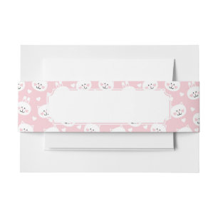 Love Pattern 2 Invitation Belly Band