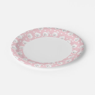 Love Pattern 2 Paper Plate