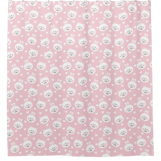 Love Pattern 2 Shower Curtain (Front)
