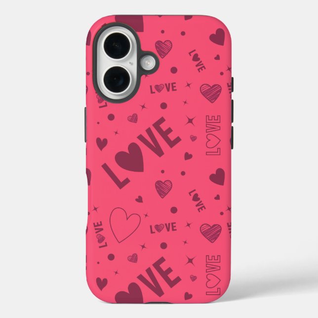 Love pattern Case-Mate iPhone case (Back)