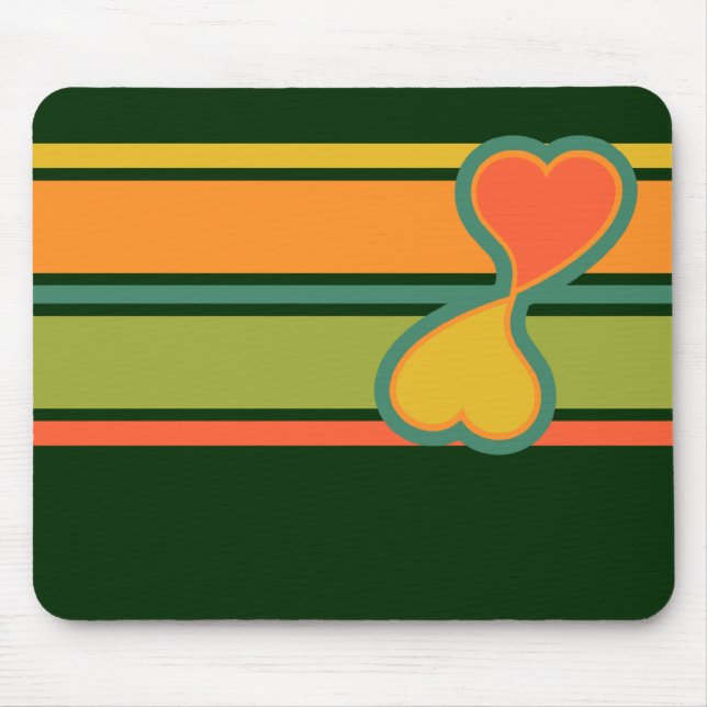 Love Pattern mousepad (Front)