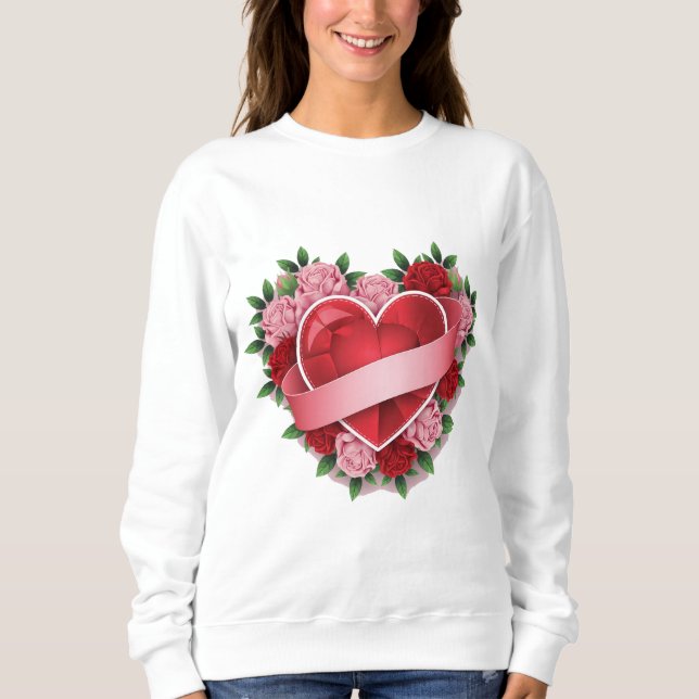 LOVE PATTERN-  SWEATSHIRT (Front)