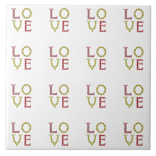 Love Pattern Tile