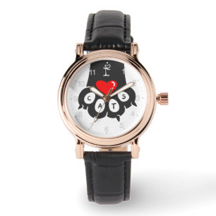Love Paw Print - Choose background colour Watch