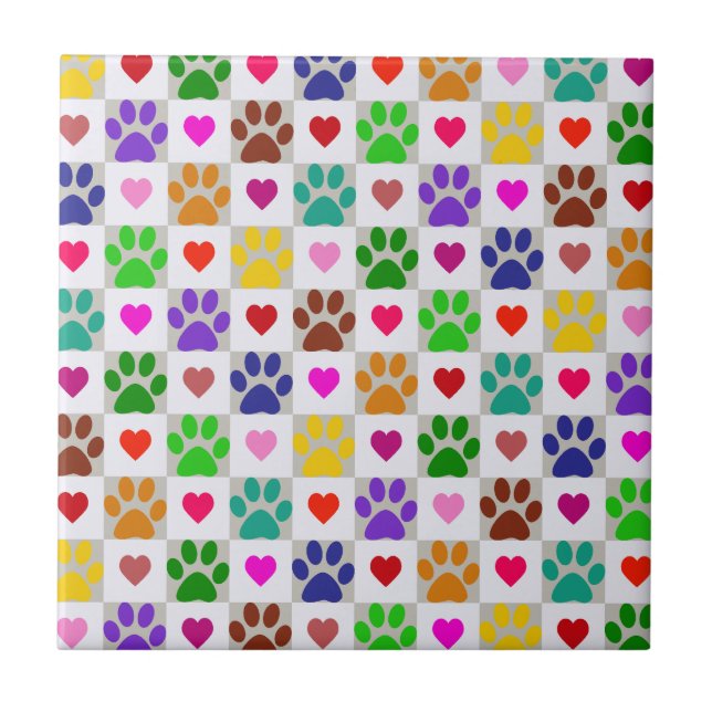 LOVE PAWS Tile (Front)