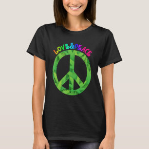 Love Peace 60s 70s Hippie Costume Love Peace 1 T-Shirt