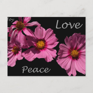Love Peace and Joy Postcard
