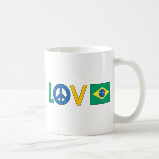 Love Peace Brazil Coffee Mug