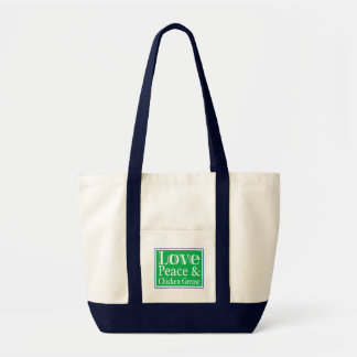 Love Peace & Chicken Grease Tote Bag